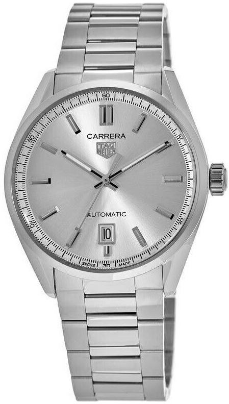 TAG Heuer WBN2111.BA0639 Carrera Silverfärgad/Stål Ø39 mm - TAG Heuer