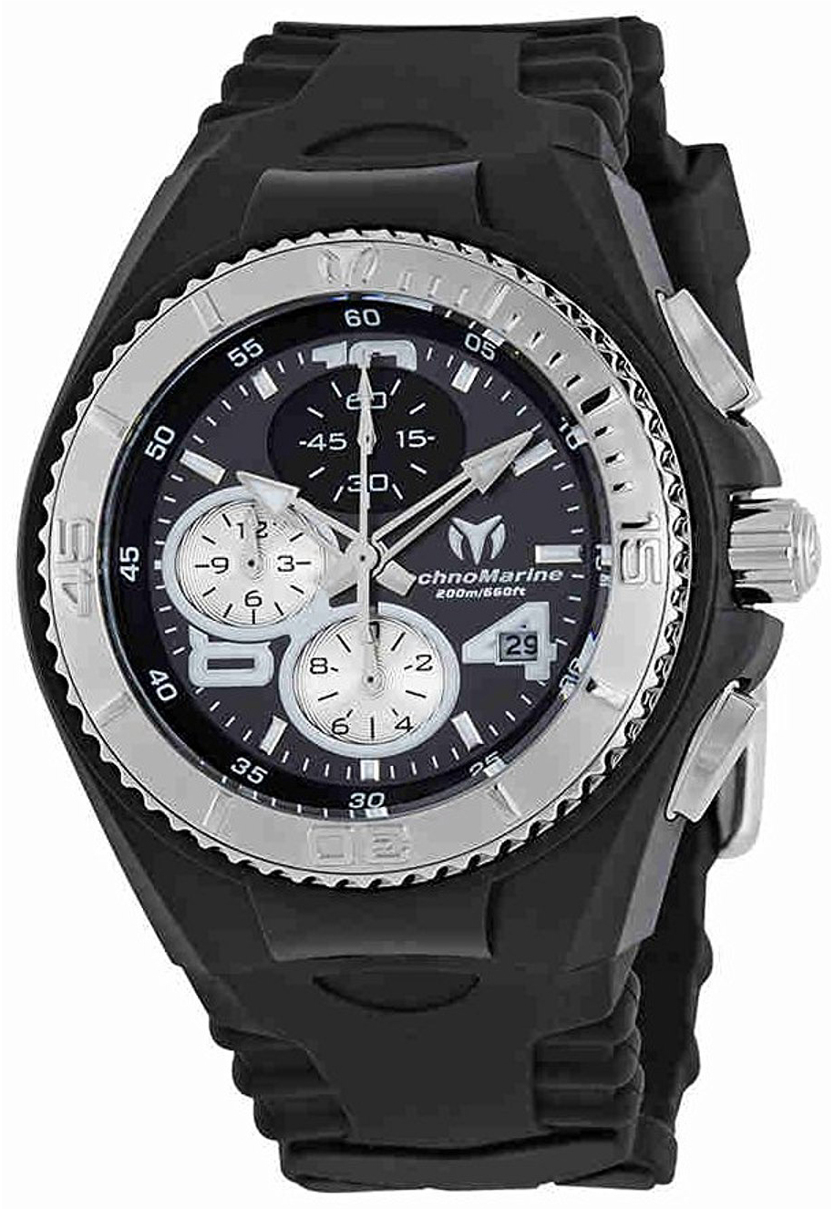 Technomarine Damklocka TM-115099 Cruise Jellyfish Svart/Gummi &Oslash;40 mm