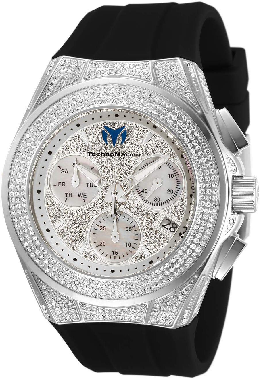 Technomarine TM-118107 Silverfärgad/Gummi Ø45 mm - Technomarine