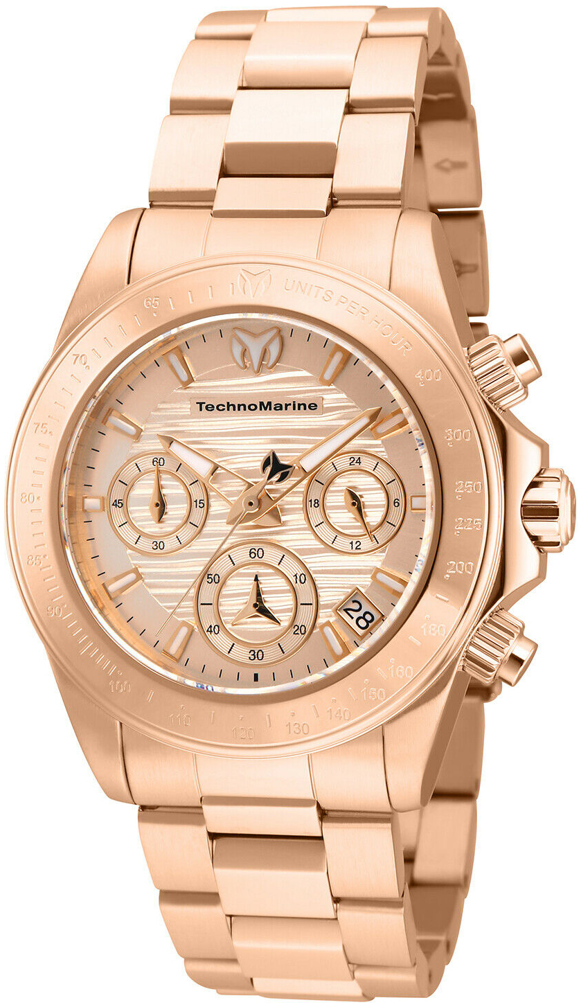Technomarine Damklocka TM-219017 Ros&eacute;guldstonad/Ros&eacute;guldstonat