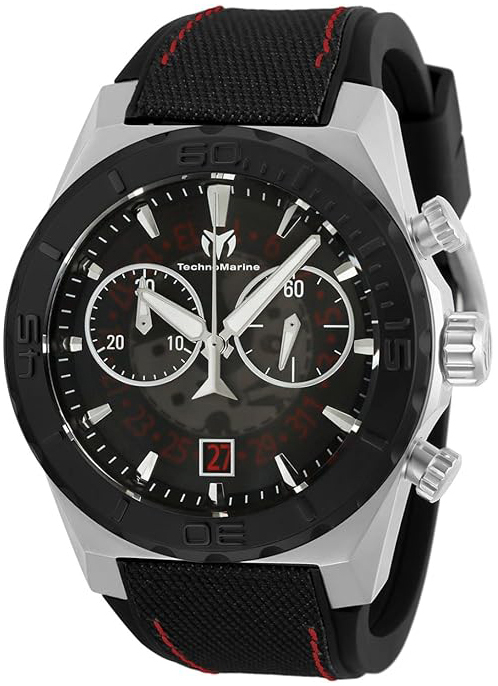 Technomarine Herrklocka TM-519006 Reef Shark Svart/Gummi Ø48 mm