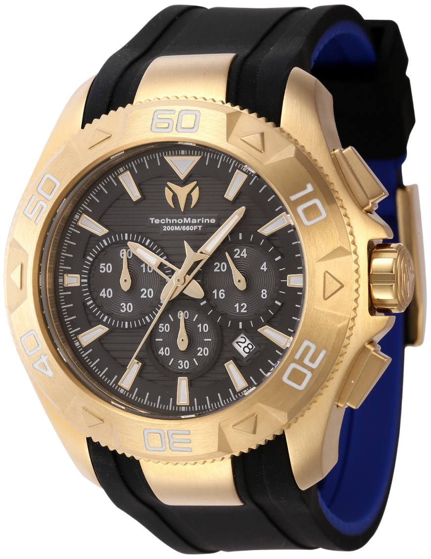 Technomarine Herrklocka TM-622004 Uf6 Svart/Gummi Ø48 mm