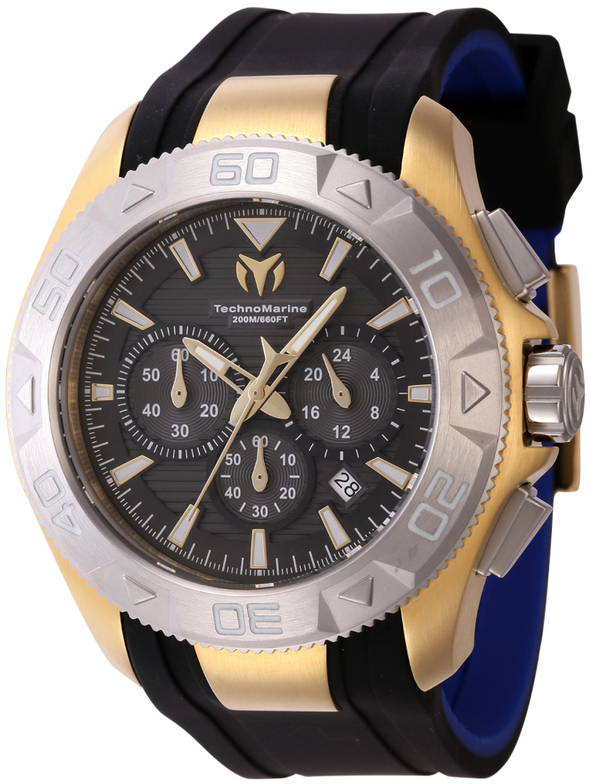 Technomarine Herrklocka TM-622005 Uf6 Svart/Gummi Ø48 mm
