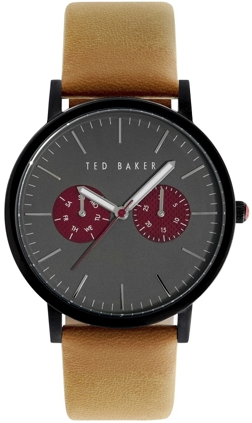 Ted Baker Herrklocka 10024783 Brit Grå/Läder Ø41 mm - Ted Baker