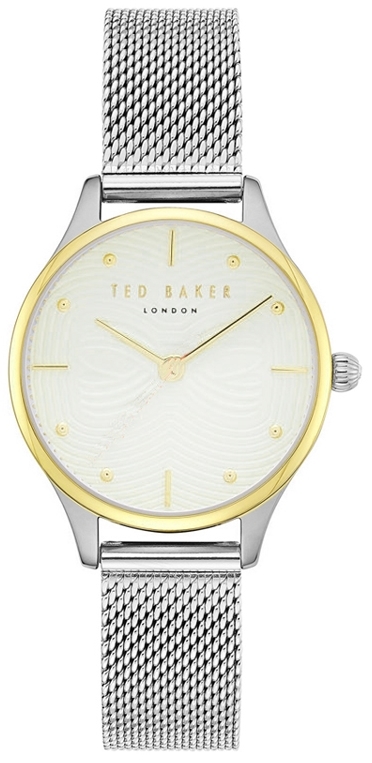 Ted Baker Damklocka TE50704001 Classic Vit/Stål Ø30 mm - Ted Baker