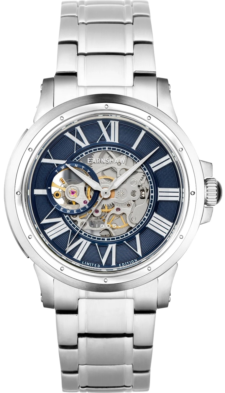 Thomas Earnshaw Herrklocka ES-8243-33 Comet Blå/Stål Ø42 mm - Thomas Earnshaw