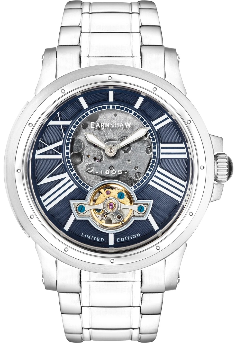 Thomas Earnshaw Herrklocka ES-8244-22 Bertha Blå/Stål Ø42 mm - Thomas Earnshaw