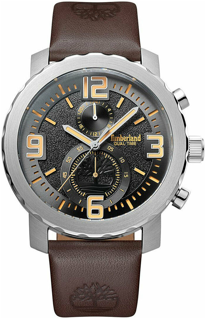 Timberland Herrklocka TBL15595JS02 Grå/Läder Ø48 mm