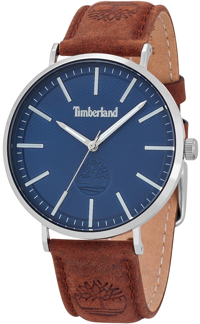 Timberland Herrklocka TDWGA2103702 Kinsley Blå/Läder Ø42 mm - Timberland