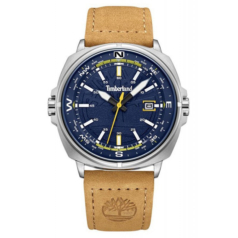 Timberland Herrklocka TDWGB2230803 Williston Blå/Läder Ø44 mm