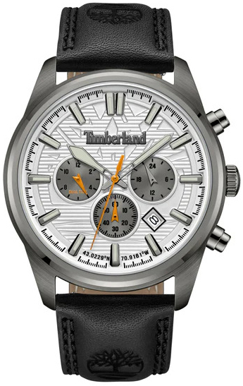 Timberland Herrklocka TDWGF0009601 Northbridge Silverfärgad/Läder