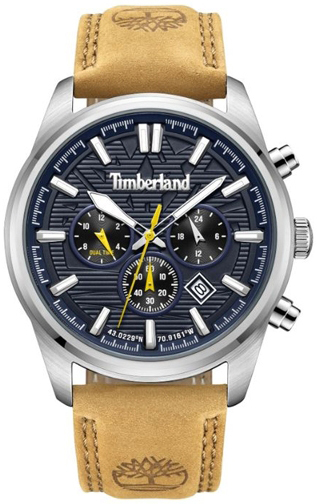 Timberland Herrklocka TDWGF0009602 Classic Blå/Läder Ø45 mm