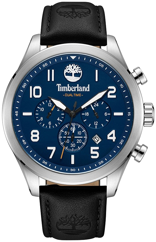 Timberland Herrklocka TDWGF0009702 Ashmont Blå/Läder Ø46 mm - Timberland