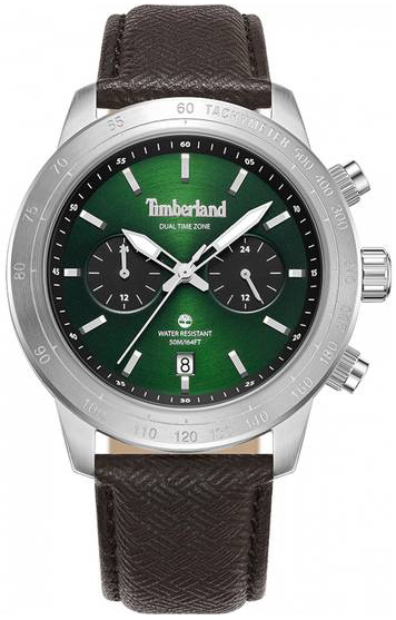 Timberland Herrklocka TDWGF0075103 Raynham Gr&ouml;n/L&auml;der &Oslash;44 mm
