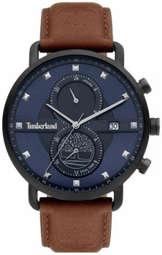 Timberland Herrklocka TDWGF2101003 Classic Blå/Läder Ø45 mm - Timberland
