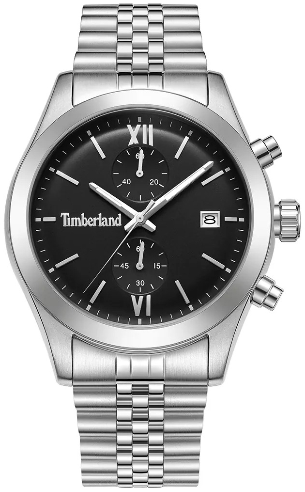 Timberland Herrklocka TDWGI0075204 Ripgorge Svart/Stål Ø44 mm