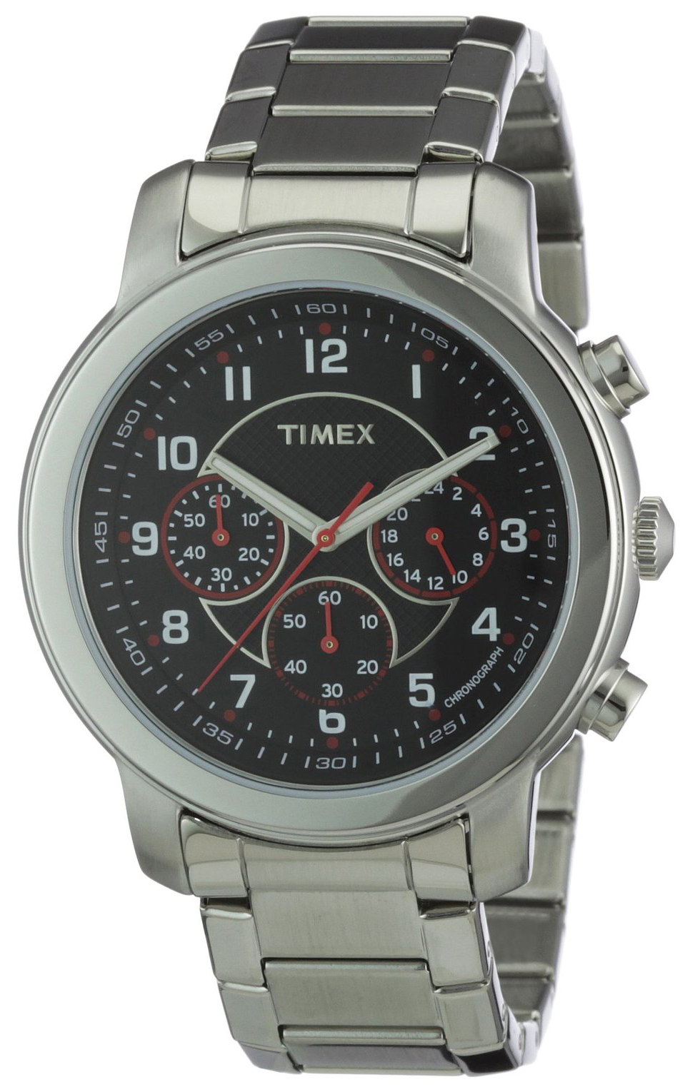 Timex Premium Collction Herrklocka T2N166 Svart/Stål Ø42 mm