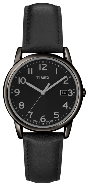 Timex Classic Elevated Herrklocka T2N947 Svart/Läder Ø35 mm
