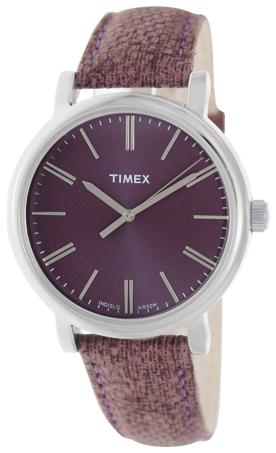 Timex Classic Damklocka T2P172 Lila/Läder Ø38 mm - Timex