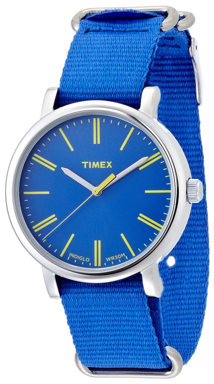 Timex Classic Damklocka T2P362 Blå/Textil Ø38 mm - Timex