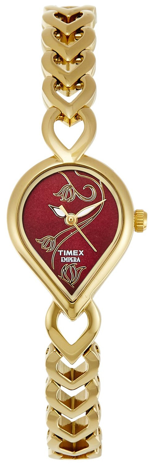 Timex 99999 Damklocka TI000P40200 Röd/Gulguldtonat stål