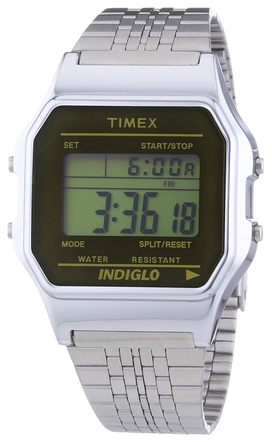 Timex 99999 TW2P58500 LCD/Stål - Timex
