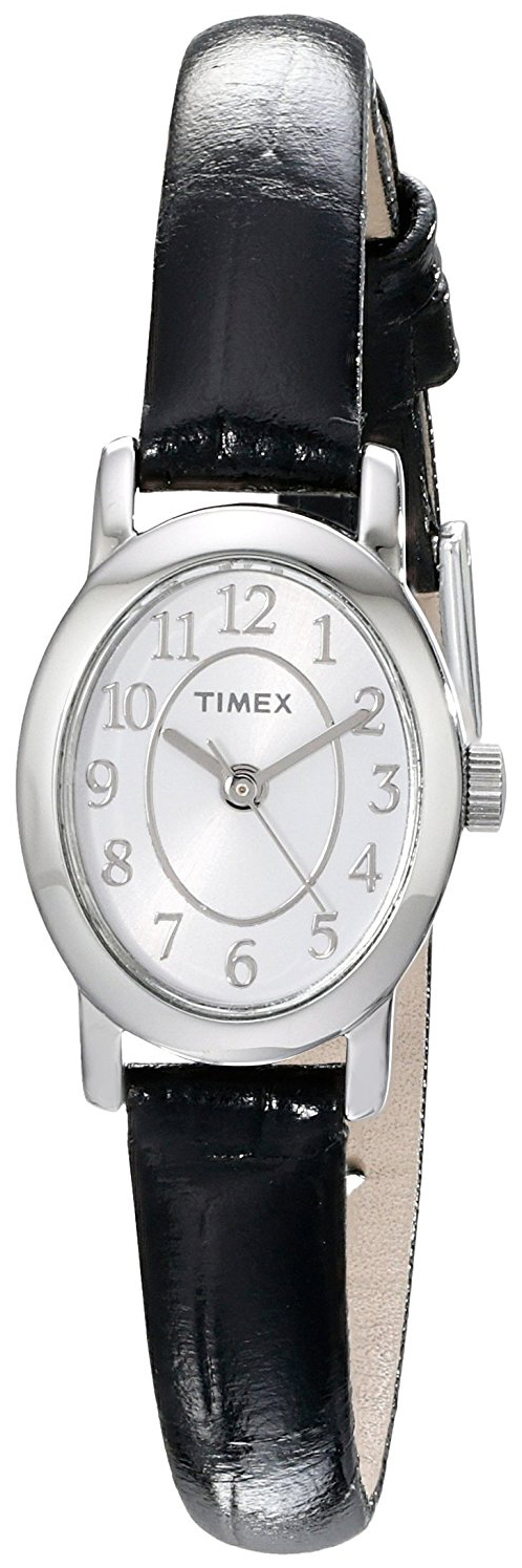Timex 99999 Damklocka TW2P60400 Silverfärgad/Läder Ø18 mm - Timex