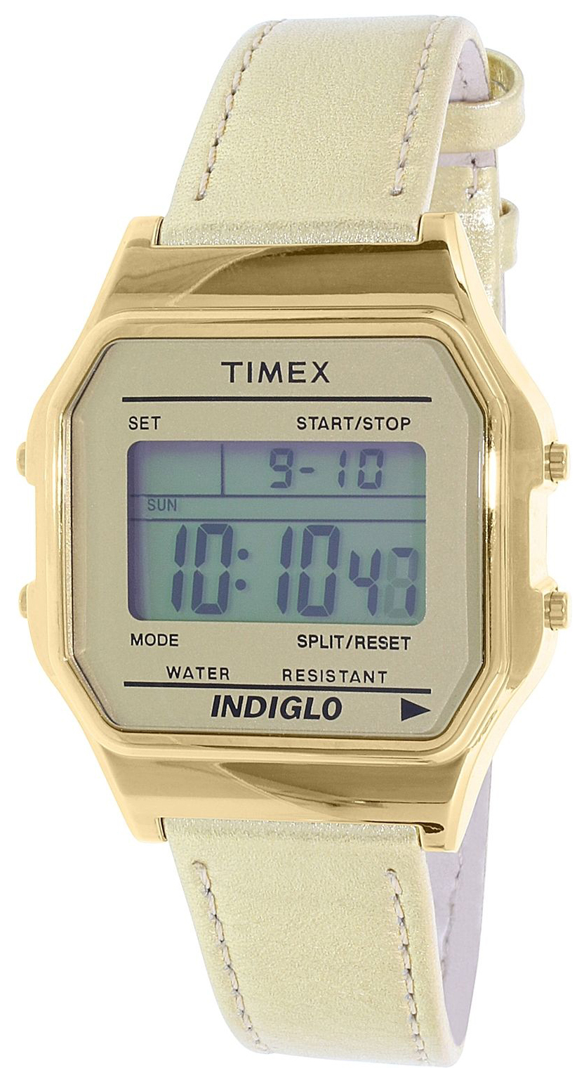 Timex 99999 Damklocka TW2P76900 LCD/Läder