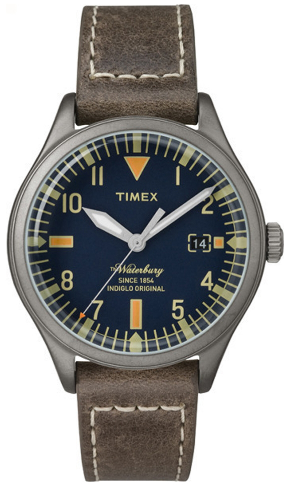 Timex 99999 Herrklocka TW2P84400 Blå/Läder Ø38 mm