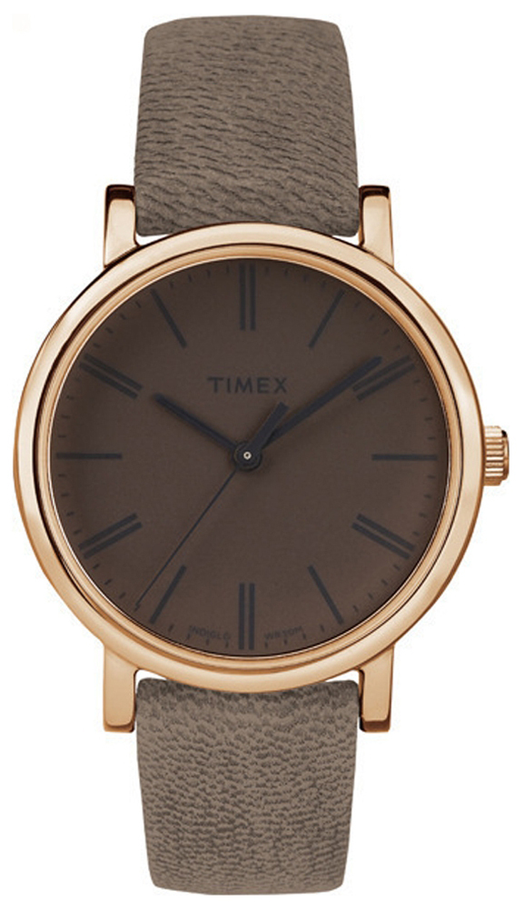 Timex 99999 Damklocka TW2P96300 Brun/Läder Ø38 mm - Timex