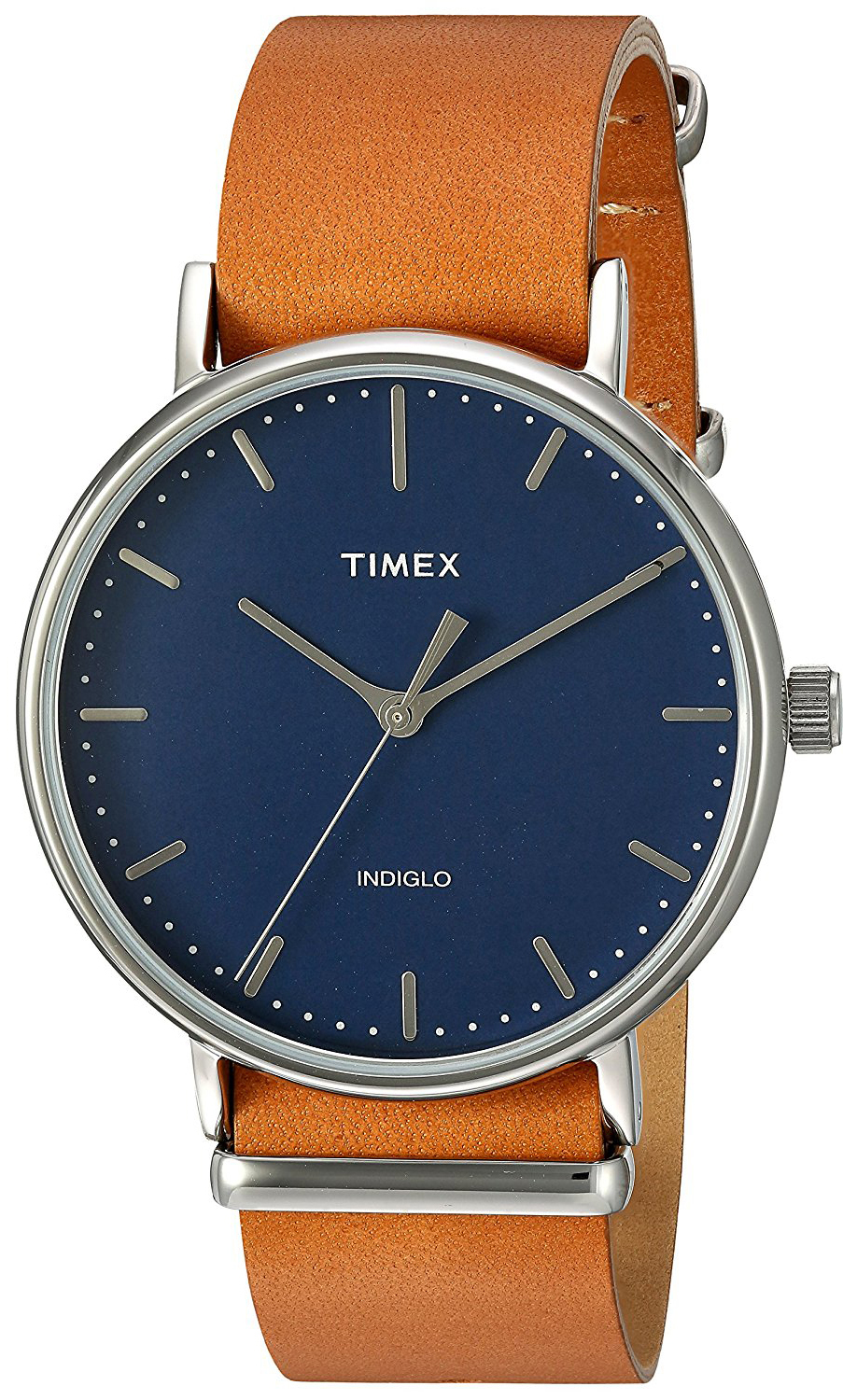 Timex Weekender Herrklocka TW2P97800 Blå/Läder Ø41 mm