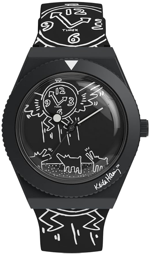 Timex Damklocka TW2W25600 Q Svart/Gummi Ø38 mm - Timex