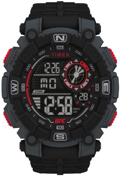 Timex Herrklocka TW5M53700 Ufc LCD/Gummi Ø50 mm - Timex