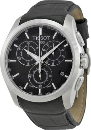 Tissot Herrklocka T035.617.16.051.00 T-Trend Couturier Svart/Läder - Tissot