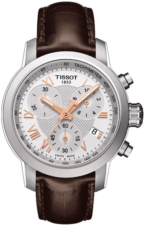 Tissot Damklocka T055.217.16.033.02 Silverfärgad/Läder Ø35 mm - Tissot