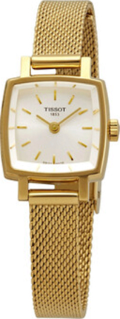Tissot Damklocka T058.109.33.031.00 T-Lady Silverfärgad/Gulguldtonat - Tissot