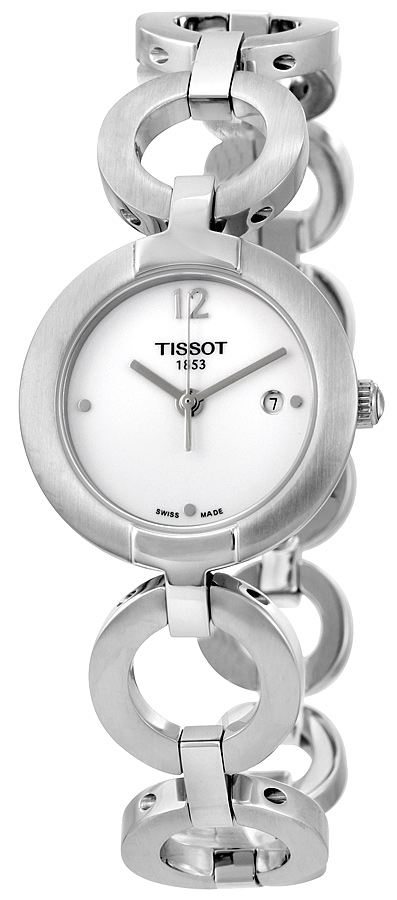 Tissot T-Trend Damklocka T084.210.11.017.00 Vit/Stål Ø28 mm - Tissot