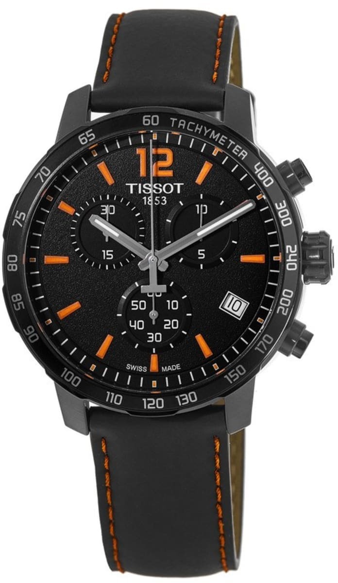 Tissot Tissot T-Sport Herrklocka T095.417.36.057.00 Svart/Läder Ø42 mm - Tissot