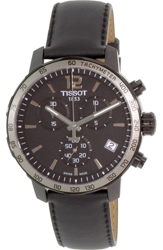 Tissot Tissot T-Sport Herrklocka T095.417.36.057.02 Svart/Läder Ø42 mm