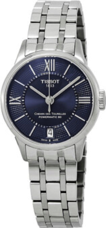 Tissot Damklocka T099.207.11.048.00 Chemin Des Tourelles Bl&aring;/St&aring;l