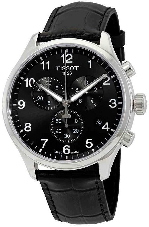 Tissot Herrklocka T116.617.16.057.00 T-Sport Svart/Läder Ø45 mm - Tissot