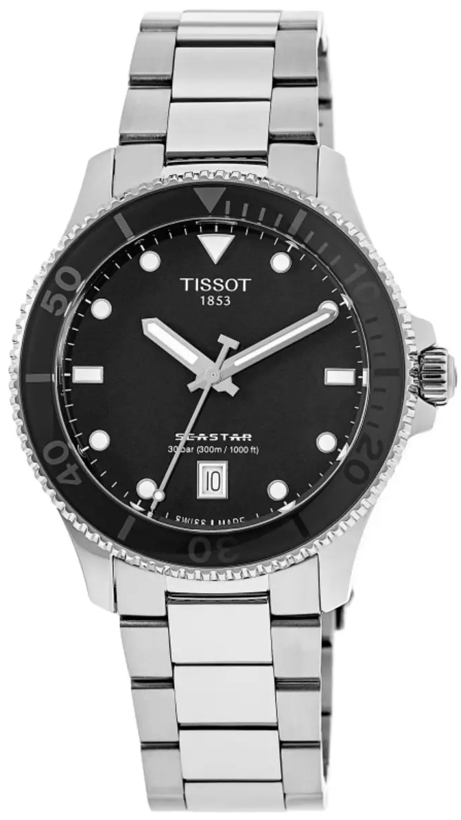 Tissot Herrklocka T120.410.11.051.00 T-sport Seastar Svart/Stål Ø40 - Tissot