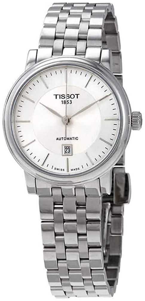 Tissot Damklocka T122.207.11.031.00 Carson Silverf&auml;rgad/St&aring;l &Oslash;30 mm