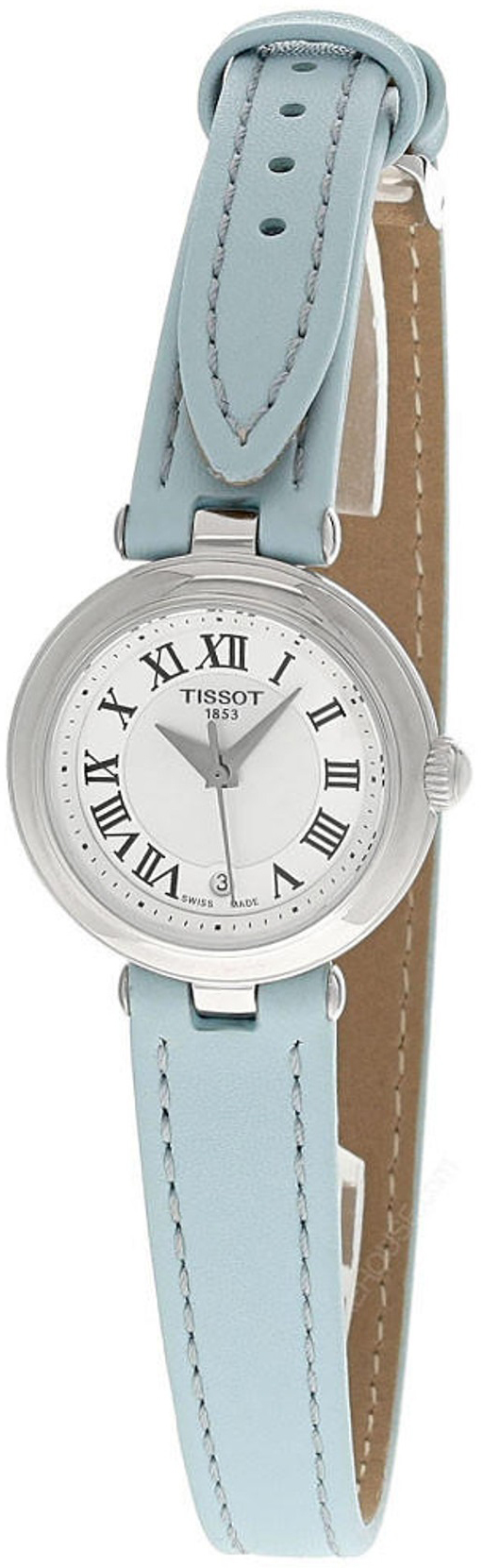 Tissot Damklocka T126.010.16.113.00 Bellissima Vit/Läder Ø26 mm - Tissot