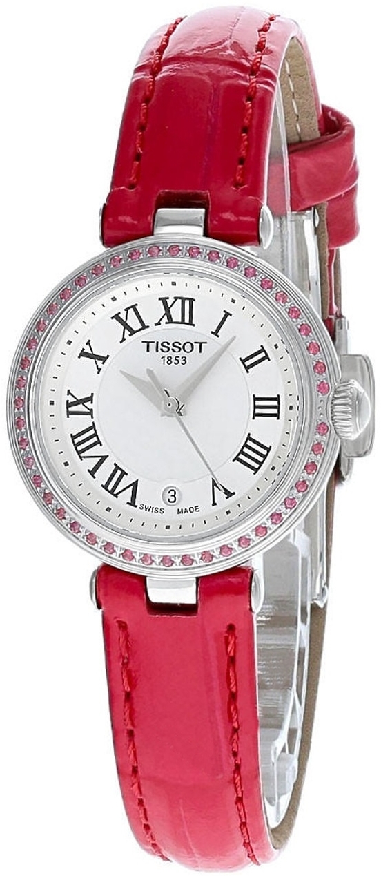 Tissot Damklocka T126.010.66.113.00 Bellissima Vit/Läder Ø26 mm - Tissot