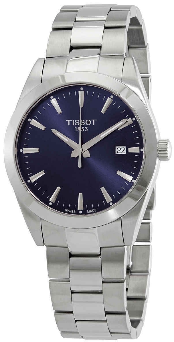 Tissot Herrklocka T127.410.11.041.00 T-Classic Blå/Stål Ø40 mm - Tissot
