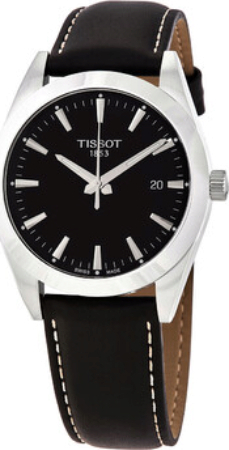 Tissot Herrklocka T127.410.16.051.00 T-Classic Svart/Läder Ø40 mm - Tissot