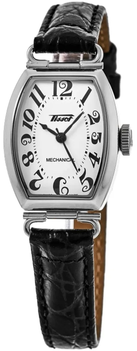 Tissot Damklocka T128.161.16.012.00 Heritage Silverfärgad/Läder - Tissot