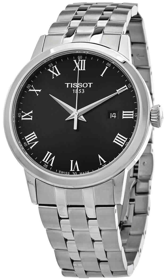 Tissot Herrklocka T129.410.11.053.00 T-Classic Svart/Stål Ø42 mm - Tissot