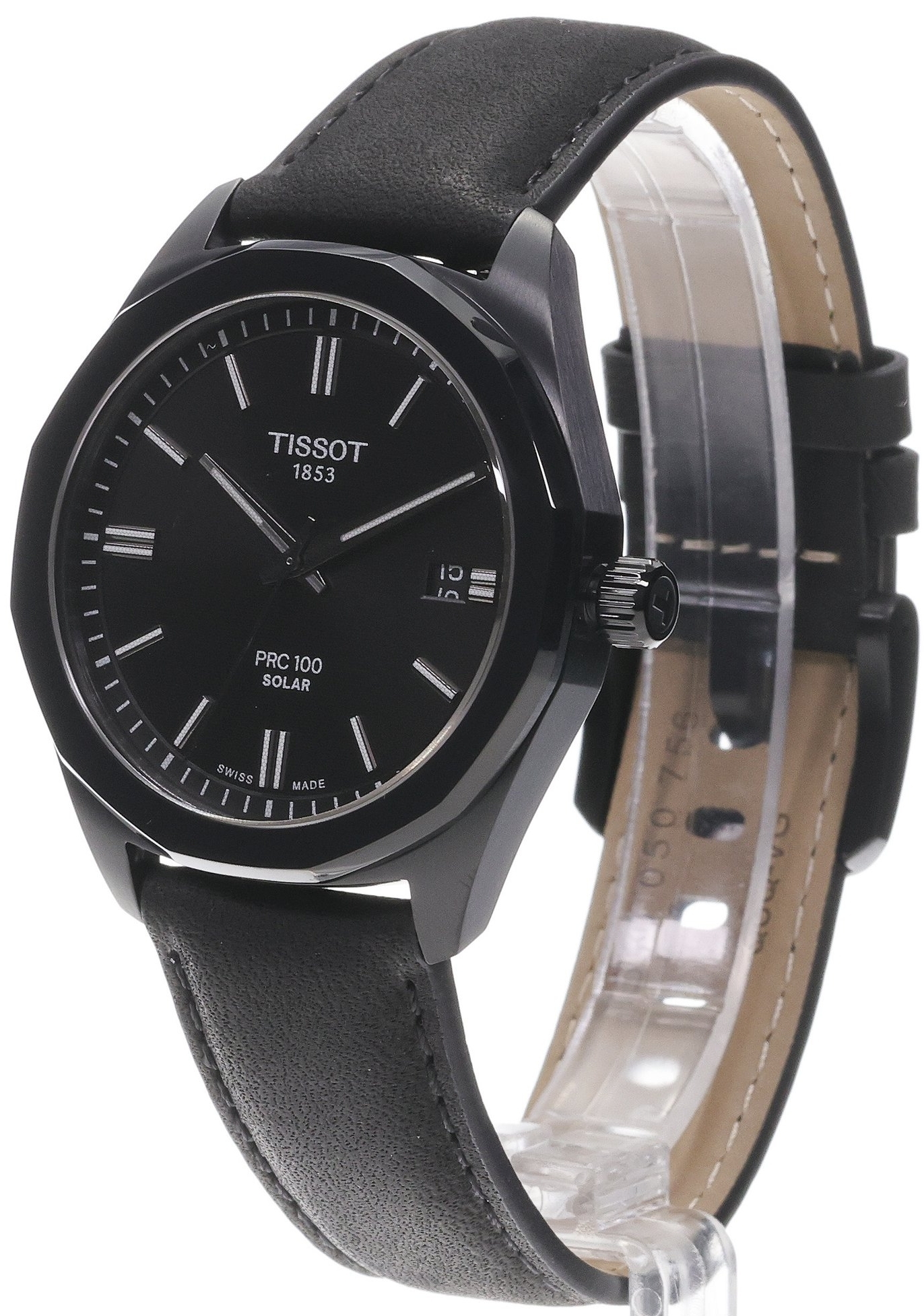 Tissot Herrklocka T151.422.36.051.00 PRC 100 Solar Svart/Läder Ø39 - Tissot